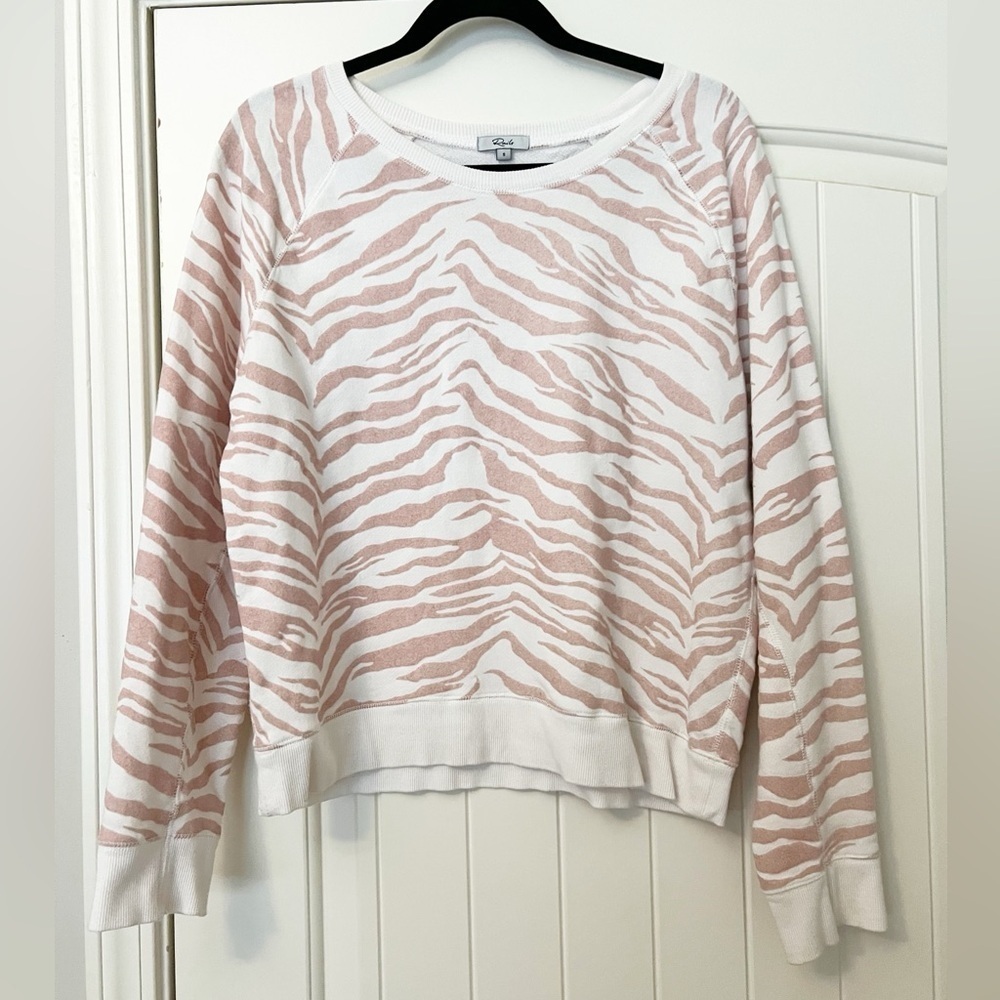Rails Theo Sweatshirt In Blush Tiger Stripes - image 3